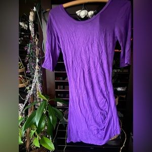 Derek scoop neck, 3/4 sleeve tunic tee, wear with leggings